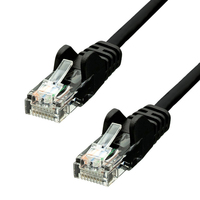ProXtend V-5UTP-005B câble de réseau Noir 0,5 m Cat5e U/UTP (UTP)