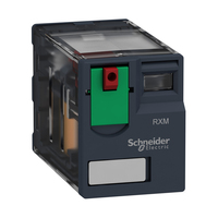 Schneider Electric RXM4AB1F7 przekaźnik zasilający Czarny, Przezroczysty
