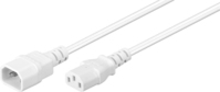 Microconnect PE040610W power cable White 1 m C14 coupler C13 coupler