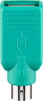 Goobay USB Type-A, PS/2, Grün