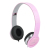 LogiLink HS0032 słuchawki/zestaw słuchawkowy Przewodowa Opaska na głowę Połączenia/muzyka Różowy