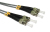 Cables Direct 0.5m ST-ST OM1 fibre optic cable Grey