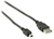 Valueline VLCP60220B20 USB Kabel 2 m USB 2.0 USB A Mini-USB A Schwarz