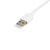 StarTech.com LTUB1MWH USB kábel 1 M USB 2.0 USB A Micro-USB B Fehér