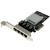 StarTech.com 4 poorts gigabit ethernet netwerkkaart PCI Express Intel 1350 NIC