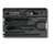 Victorinox SwissCard Classic smink és manikűrtáska Fekete, Átlátszó ABS műanyag