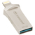 Transcend JetFlash 64GB JetDrive Go 500 USB-Stick USB Type-A / Lightning 3.2 Gen 1 (3.1 Gen 1) Silber