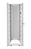 APC NetShelter SX 48U stojak na podzespoły Podłoga Biały