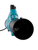 Makita UB001CZ cordless leaf blower 252 km/h Black, Blue 36 V