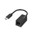 Hama 00200322 changeur de genre de câble USB Type-C RJ-45 Noir