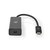 Nedis CCGP64452BK02 adaptador de cable de vídeo 0,2 m USB Tipo C HDMI Negro