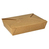 Papstar 87612 Einweg-Lebensmittelbehälter Karton, Polylactid (PLA) Braun