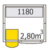 Nordcap Regalsystem Z 140-140 / 144-114 Hinweis:Mittels Umrüstkit auch als