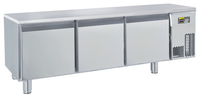 Nordcap Kühltisch (3 Abteile) GKTM 3-460-3T, für GN 1/1, steckerfertig,