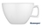 Milchkaffee-Tasse, Inhalt: 0,4 ltr., mit Untertasse, Form CREMA, UNI WEISS