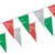 Wimpelkette, Folie 4 m grün/weiss/rot wetterfest von PAPSTAR Wimpelkette aus