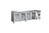 SARO Kühltisch mit 4 Glastüren, Modell GN 4100 TNG - Material: (Gehäuse und