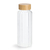 Glasflasche mit Bambusdeckel, 1000 ml Ø9x25,5, FSC 100% SCS-COC-000256