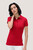 Damen Poloshirt MIKRALINAR®, rot, XL - rot | XL: Detailansicht 7
