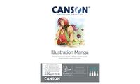 CANSON Bloc de dessin Illustration Manga, A4, 250 g/m2 (5297248)