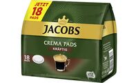 JAKOBS Dosette de café CREMA PADS KRÄFTIG, paquet de 18 (9540265)