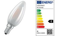 LEDVANCE Ampoule LED CLASSIC B, 4 Watt, E14, mat (63002148)
