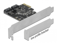 Delock 2 Port SATA PCI Express Karte - Low Profile Formfaktor