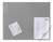 Durable Desk Mat with Clear Overlay 650 x 520mm- Grey
