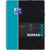 Oxford Studium A4+ Polypropylen doppelspiralgebundenes Nomadbook, 5 mm kariert, 80 Blatt, sortierte Farben, SCRIBZEE® kompatibel