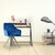 Relaxdays Schreibtisch klappbar, platzsparender Bürotisch, Ablage, Home Office, Jugendzimmer, 92x84x60 cm, braun/schwarz