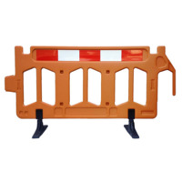 Firmus Safety Traffic Barrier - Pack of 10 - Orange - Anti-trip