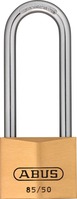 Artikeldetailsicht ABUS ABUS Vorhangschloss -Massiv Messing- hoher Bügel 85/50HB80 doppelte Verriegelung Bügel gehärtet