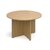 Bundle deal 4 x Essen visitors chairs with RT12 meeting table - oak
