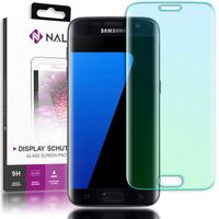 NALIA Schutzglas für Samsung Galaxy S7 Edge, 9H Full Cover Displayschutz Glass