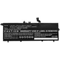 Laptop Battery for Lenovo 54Wh Li-Pol 11.52V 4650mAh Black 54Wh Li-Pol 11.52V 4650mAh Black Batterien