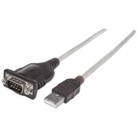 USB to Serial/RS232 Conveter USB/RS-232, M/M, 225Kbps, 0.45m