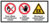 Sicherheitszeichen-Schild - Mehrfarbig, 14.8 x 31.5 cm, Magnetfolie, Magnetisch
