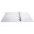 Festes Ringbuch PP 2,3mm, 4 Ringe 50mm in D-Form, Rückenbreite 75mm, für DIN A4 Maxi, Kreacover - Weiß