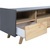 MUEBLE TV NATURAL GRIS SERIE ICE 160X40X50CM THINIA HOME