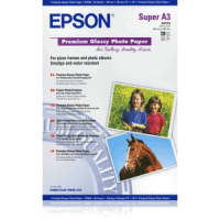 Fotopapier S041316 Premium Glossy A3+ 250g/qm weiß VE=20 Blatt