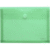 Dokumentenmappe A5 PP Dehnfalte Klettverschluss grün transparent