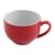 Olympia Cafe Cappuccino Cups in Red Porcelain - 340 ml - Pack of 12