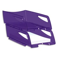 CEP Corbeille à courrier maxi Happy ultra Violet 25x10,1x34 cm