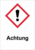 Gefahrenpiktogramm - Achtung, Rot/Schwarz, 21 x 14.8 cm, Magnetfolie, Weiß