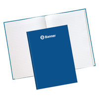 BANNER A6 HARDCOVER RULED NOTEBOOK