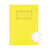 SILVINE LINED EX BOOK YELLOW PK10