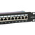 Equip Patch panel - 326625 (24 port, Cat6A, 1U, árnyékolt, fekete)