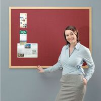 Eco friendly office noticeboards - red