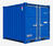 Lagercontainer LC 9', Enzianblau