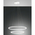 LED Pendelleuchte GIOTTO, 37+28W, 3000K, 4030+3020lm, IP20, Smartluce kompatibel, weiß